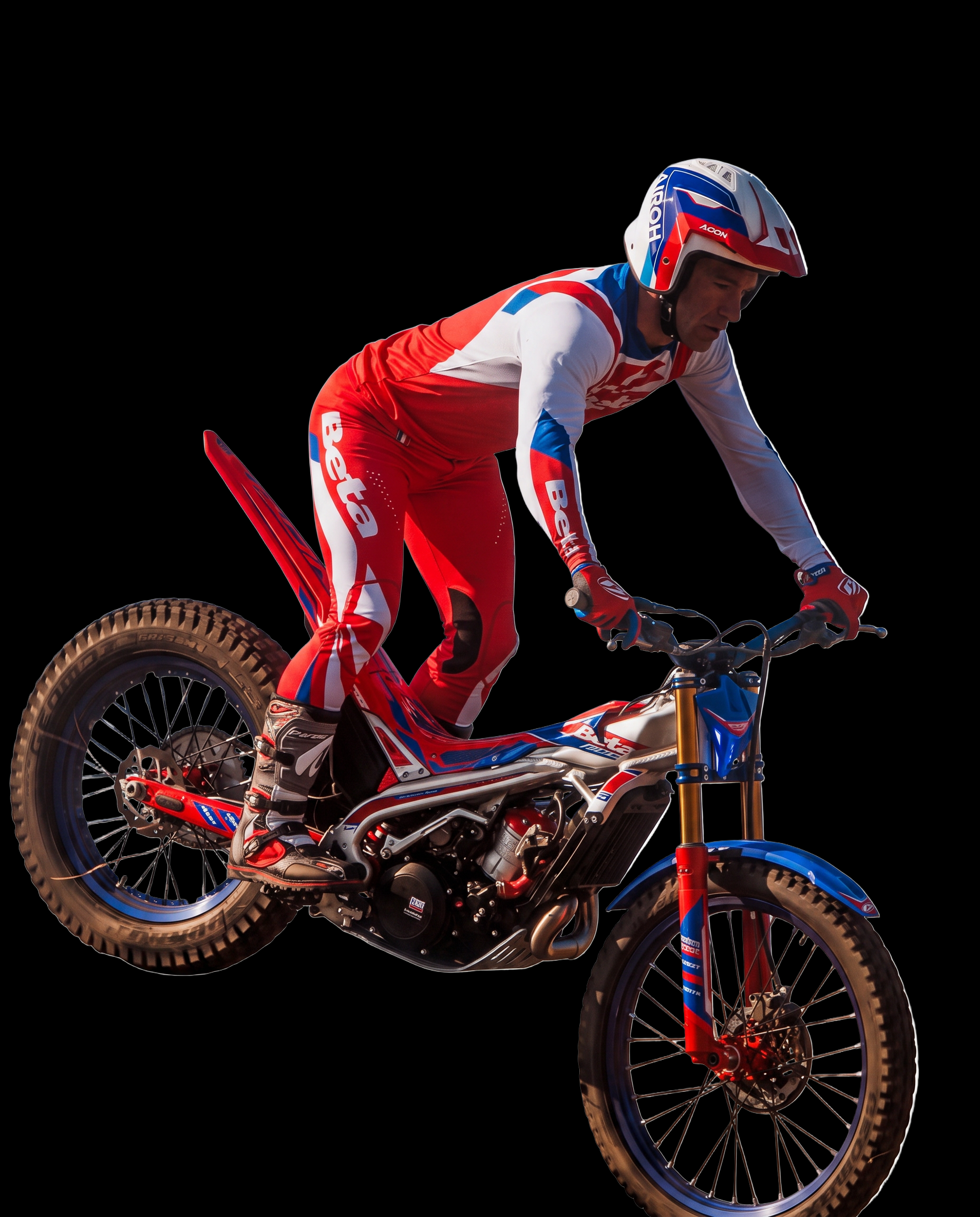 Beta trials motorcycle