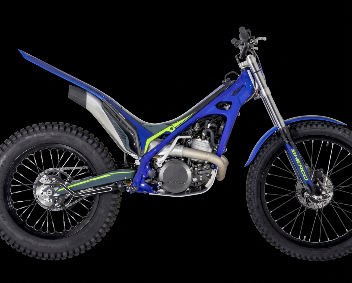 Sherco trials motorcycle